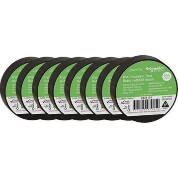 Schneider Electric 2420103-8 20 mt 19 mm 8 Adet Siyah PVC İzolasyon Bandı