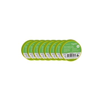 Schneider Electric 2420105-8 20 mt 19 mm 8 Adet Sarı Yeşil PVC İzolasyon Bandı