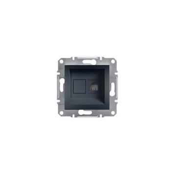 Schneider Electric Asfora Antrasit 1*RJ11 Nümeris Telefon Priz
