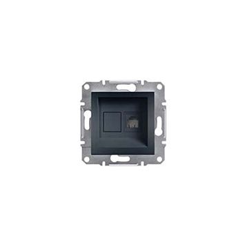 Schneider Electric Asfora Antrasit 1*RJ11 Nümeris Telefon Priz