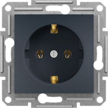 Schneider Electric Asfora Plus Bronz Sonlu Priz