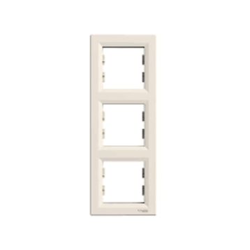 Schneider Electric EPH5810323 3606480527371 Asfora Krem Üçlü Dikey Çerçeve