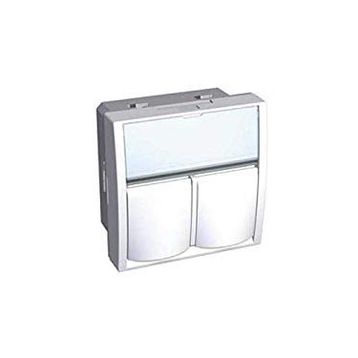 Schneider Electric ETK45045E 45x45 Tekli Data Priz Kapağı