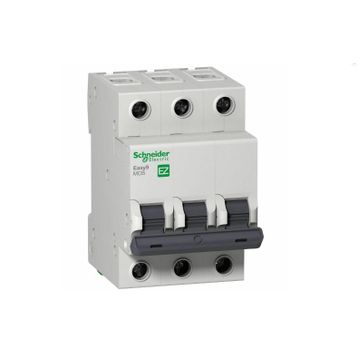 Schneider Electric EZ9F34306 MCB Easy9 3P 6A C Eğrisi 4500A Otomatik Sigorta