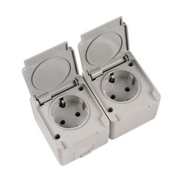 Schneider Electric Nemliyer Gri 2'li Topraklı Priz