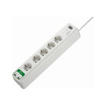 Schneider Electric PM5U-GR Beyaz 5V-2.4A Apc 5'li Akım Korumalı Priz