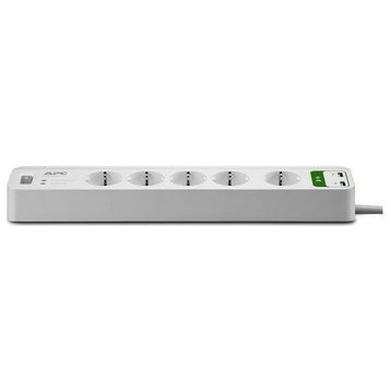 Schneider Electric PM5U-GR Beyaz 5V-2.4A Apc 5'li Akım Korumalı Priz