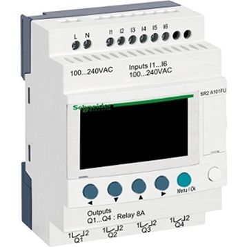 Schneider Electric SR2a101fu Zelio 10 I-o 100-240 Vac Akıllı Röle