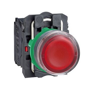 Schneider Electric XB5AW34M5 - Kırmızı Işıklı Ø22 Yaylı Dönüş 1Na+1Nk 220...240V Buton