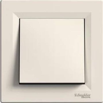 Schneider EPH0100123 Asfora Vidasız Krem Çerçeveli Anahtar