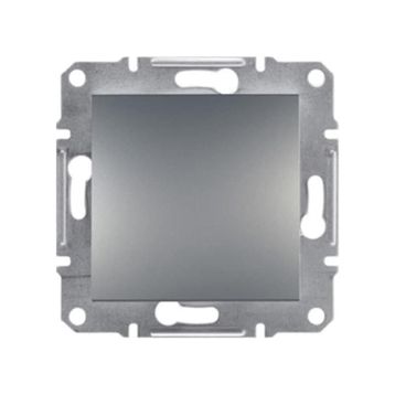 Schneider EPH0100162 Asfora Plus Çelik Tekli Anahtar Çerçevesiz