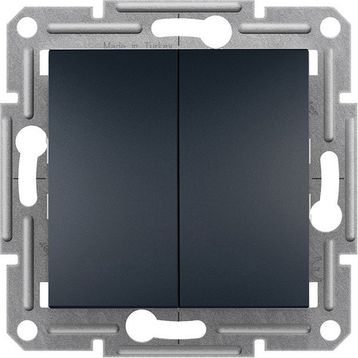 Schneider EPH0300171 Asfora Antrasit Çerçevesiz Komütatör