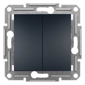 Schneider EPH0300171 Asfora Antrasit Çerçevesiz Komütatör
