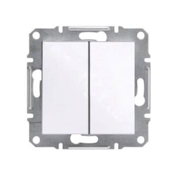 Schneider EPH0370121 Asfora Beyaz Çerçevesiz Komütatör