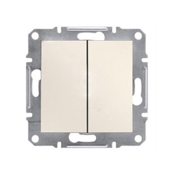 Schneider EPH0370123 Asfora Krem Çerçevesiz Komütatör