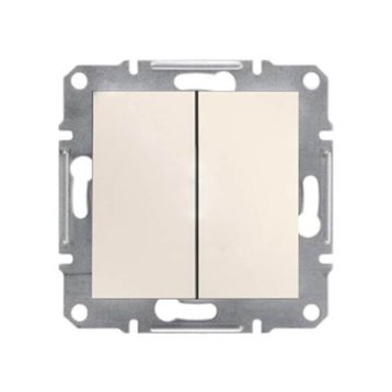 Schneider EPH0370123 Asfora Krem Çerçevesiz Komütatör