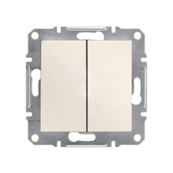 Schneider EPH0370123 Asfora Krem Çerçevesiz Komütatör