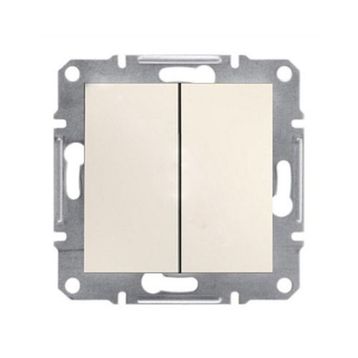 Schneider EPH0370123 Asfora Krem Çerçevesiz Komütatör