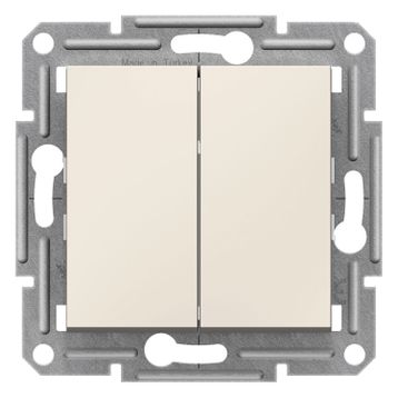 Schneider EPH0370123 Asfora Krem Çerçevesiz Komütatör