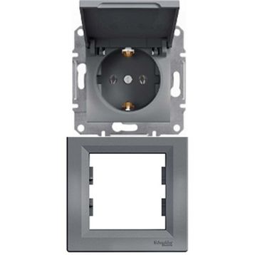 Schneider EPH0400462 Asfora IP44 Çerçeveli Çelik Vavien