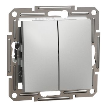 Schneider EPH0600161 Asfora Plus İkili Çerçevesiz Vidasız Alüminyum Vavien