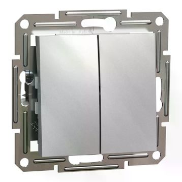 Schneider EPH0600161 Asfora Plus İkili Çerçevesiz Vidasız Alüminyum Vavien