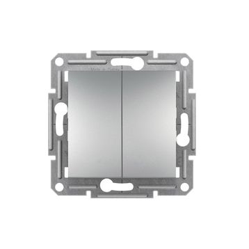 Schneider EPH0600161 Asfora Plus İkili Çerçevesiz Vidasız Alüminyum Vavien