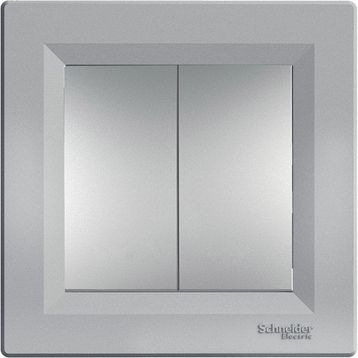 Schneider EPH0600161 Asfora Plus İkili Çerçevesiz Vidasız Alüminyum Vavien
