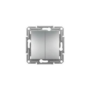 Schneider EPH0600161 Asfora Plus İkili Çerçevesiz Vidasız Alüminyum Vavien
