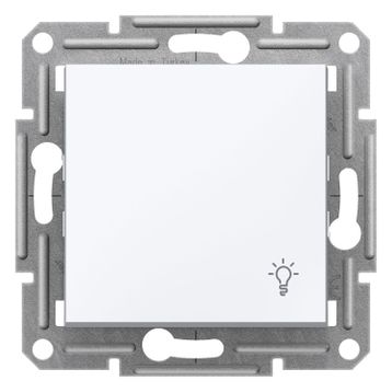 Schneider EPH0970121 Asfora Beyaz Çerçevesiz Işıklı Light