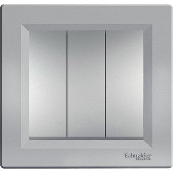 Schneider EPH2100161 Asfora Plus Alüminyum Üçlü Anahtar