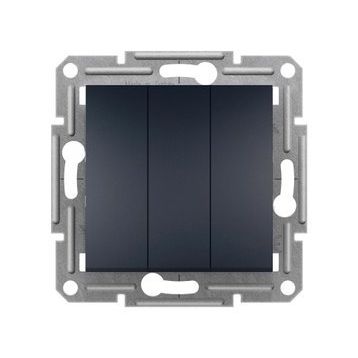 Schneider EPH2100171 Asfora 3 Circuits Switch Anthracite