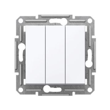 Schneider EPH2170121 Asfora Beyaz Üçlü Anahtar