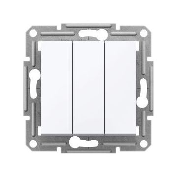 Schneider EPH2170121 Asfora Beyaz Üçlü Anahtar