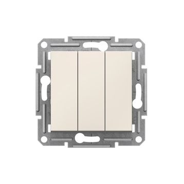 Schneider EPH2170123 Asfora Krem Üçlü Anahtar