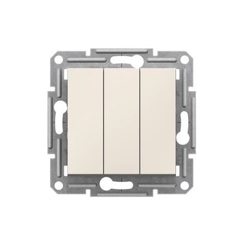 Schneider EPH2170123 Asfora Krem Üçlü Anahtar