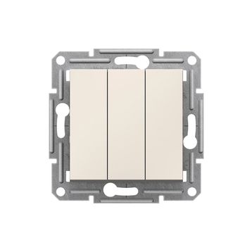Schneider EPH2170123 Asfora Krem Üçlü Anahtar