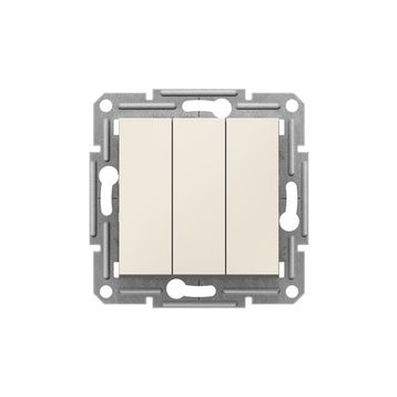 Schneider EPH2170123 Asfora Krem Üçlü Anahtar
