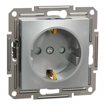 Schneider EPH2900261 Alüminyum Çerçevesiz Vidalı Çocuk Korumalı Topraklı Priz