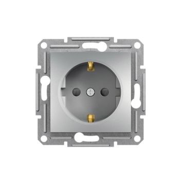 Schneider EPH2900261 Alüminyum Çerçevesiz Vidalı Çocuk Korumalı Topraklı Priz