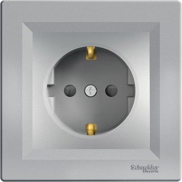 Schneider EPH2900261 Alüminyum Çerçevesiz Vidalı Çocuk Korumalı Topraklı Priz