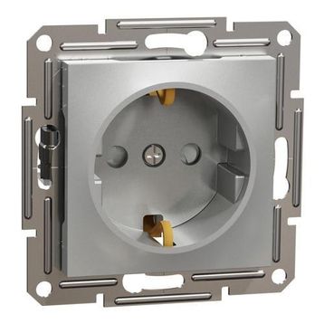 Schneider EPH2900261 Alüminyum Çerçevesiz Vidalı Çocuk Korumalı Topraklı Priz