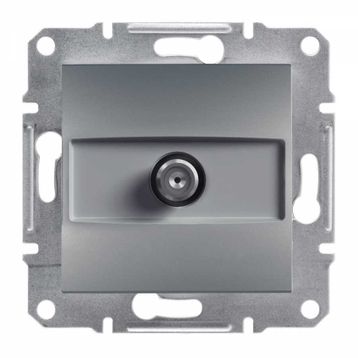 Schneider EPH3700162 Asfora Çelik Sat 1 DB Sonlu Sat Prizi