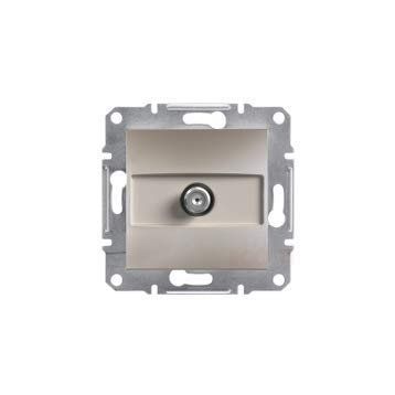 Schneider EPH3700169 Asfora Bronz 1dB Sonlu SAT Prizi
