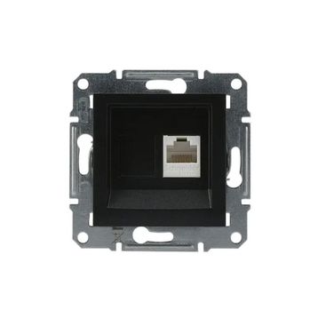 Schneider EPH4300171 Asfora Antrasit RJ45 CAT5E Utp Telefon Data Prizi