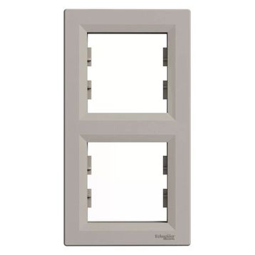 Schneider EPH5810269 Asfora Bronz 2'li Dikey Çerçeve
