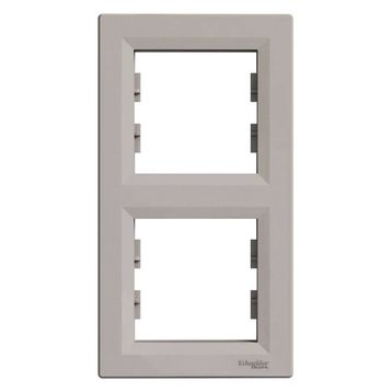 Schneider EPH5810269 Asfora Bronz 2'li Dikey Çerçeve