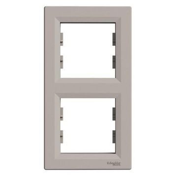Schneider EPH5810269 Asfora Bronz 2'li Dikey Çerçeve