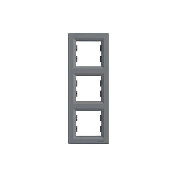 Schneider EPH5810362 Asfora Çelik 2'li Dikey Çerçeve