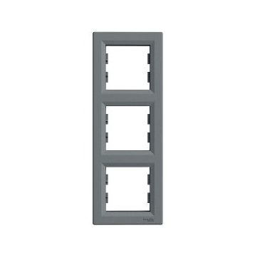 Schneider EPH5810362 Asfora Çelik 2'li Dikey Çerçeve